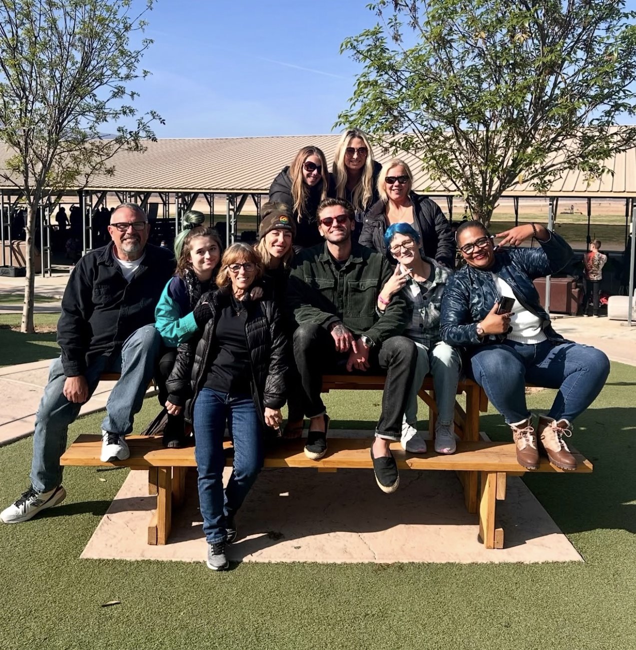 Team day in the desert